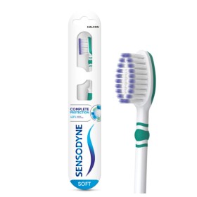 Sensodyne Toothbrush Complete Protection Soft 48% Better Cleaning Κόκκινη 1τμχ